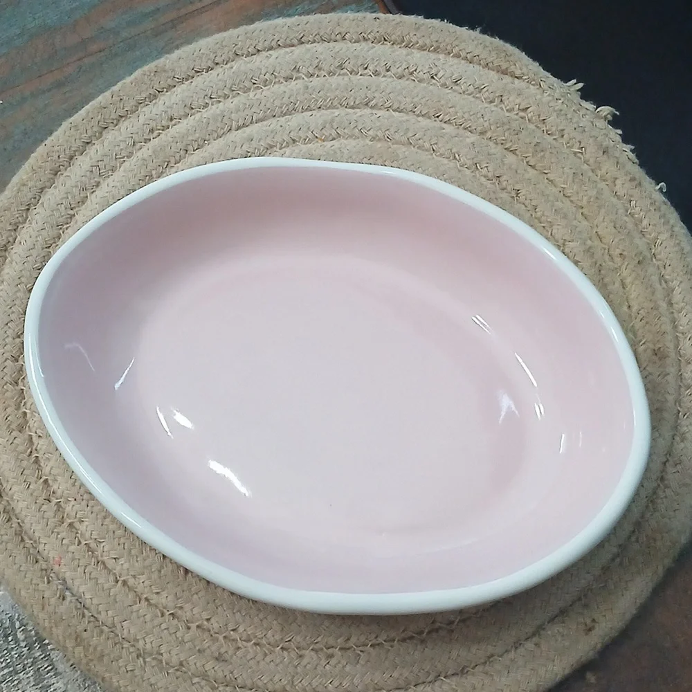 Rae Dunn White Ceramic Pet Bowl